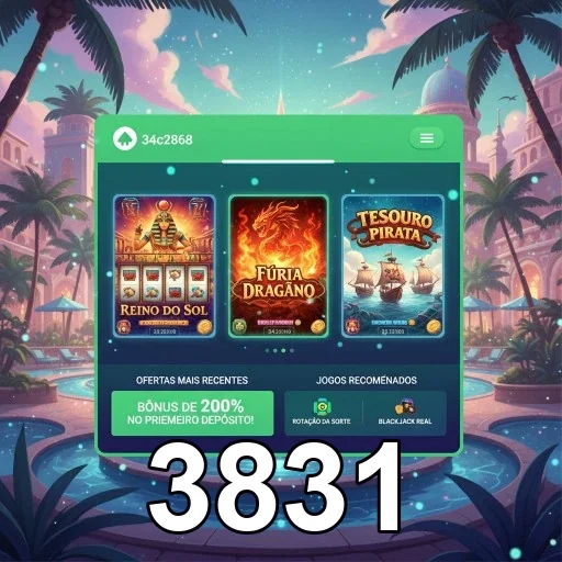 Ilustração de Experimente os Jogos VIP na 3831 com Agilidade e Segurança