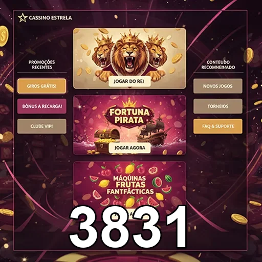 Ilustração de Experimente os Jogos VIP na 3831 com Agilidade e Segurança